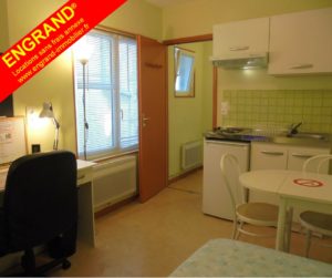 Studio meublé avec cour, 62000 Arras, www.engrand-immobilier.fr